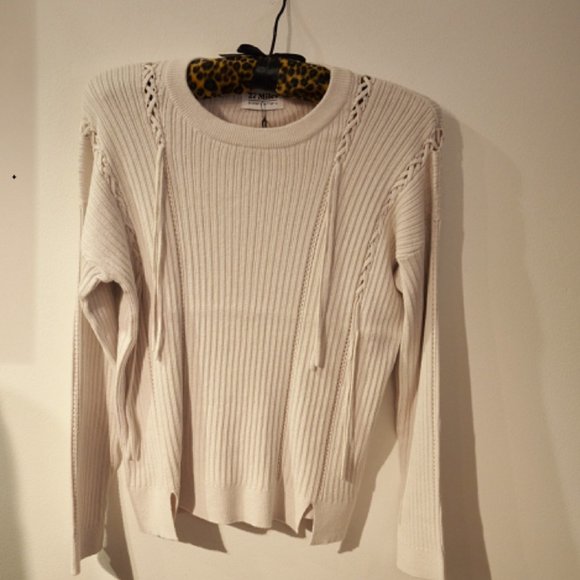 27 Miles Light Heather Grey Pure Cotton Sweater - Picture 9 of 9